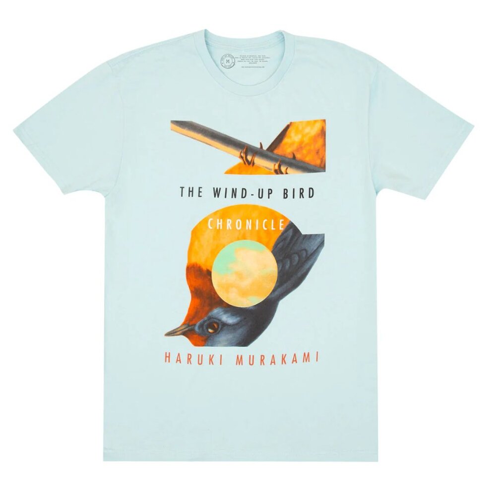 NWT Out of Print - The Wind-Up Bird Chronicle (Murakami) t- shirt M (unisex)